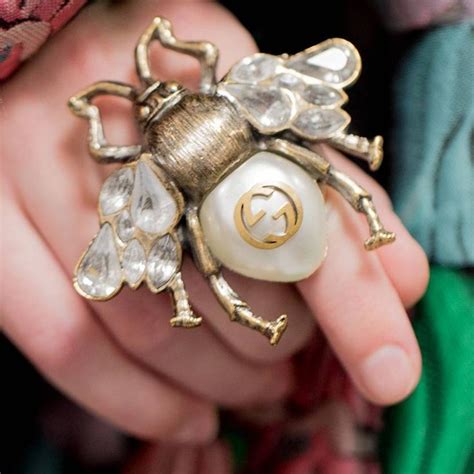 fake gucci bee pin|gold bee gucci brooch.